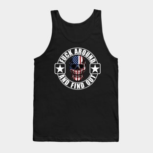 Fuck Around and Find Out Distressed Tank Top